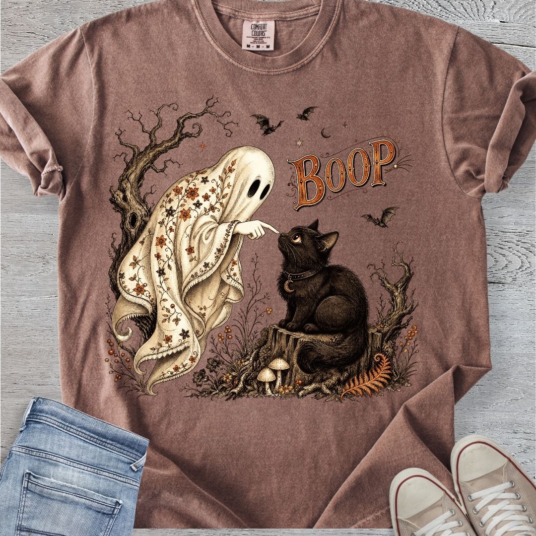Ghost & Cat Premium Tee