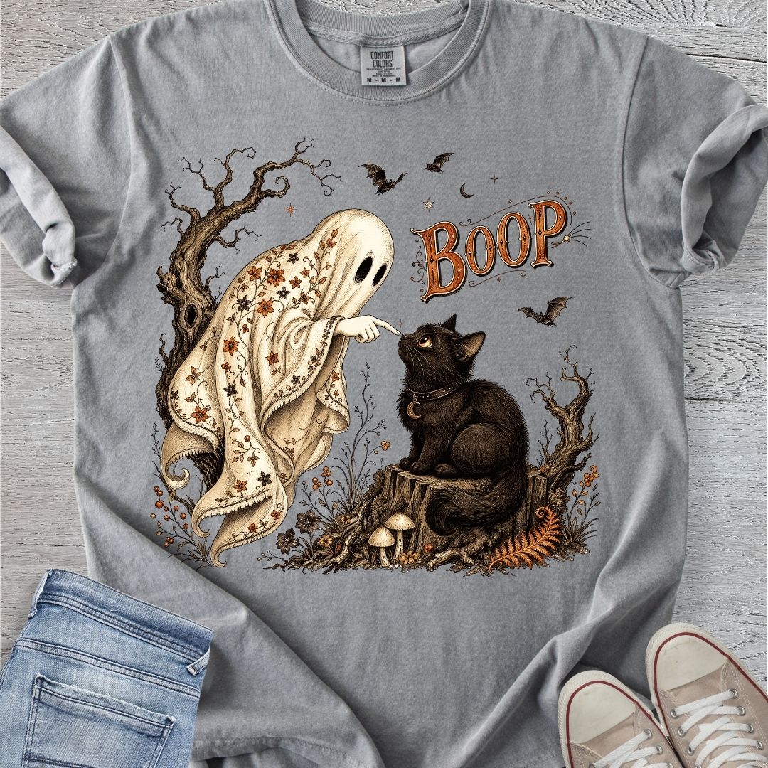 Ghost & Cat Premium Tee