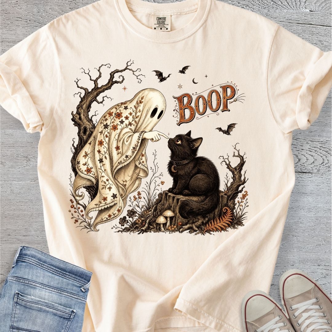 Ghost & Cat Premium Tee