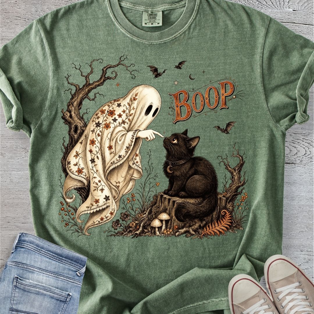 Ghost & Cat Premium Tee