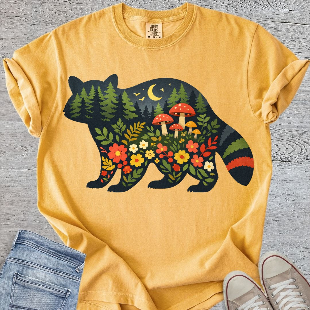 Folksy Raccoon Premium Tee