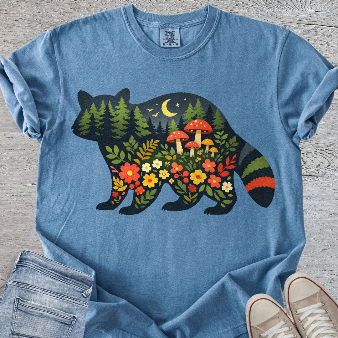 Folksy Raccoon Premium Tee