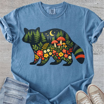 Folksy Raccoon Premium Tee