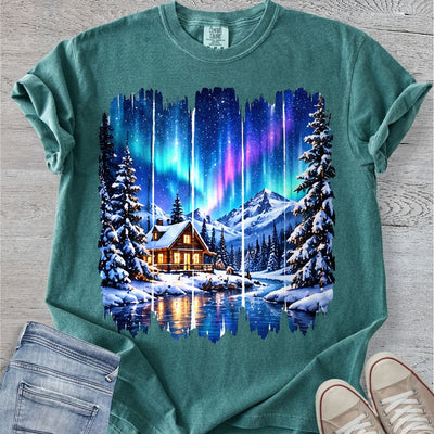 Winter Borealis Premium Tee