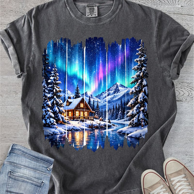 Winter Borealis Premium Tee