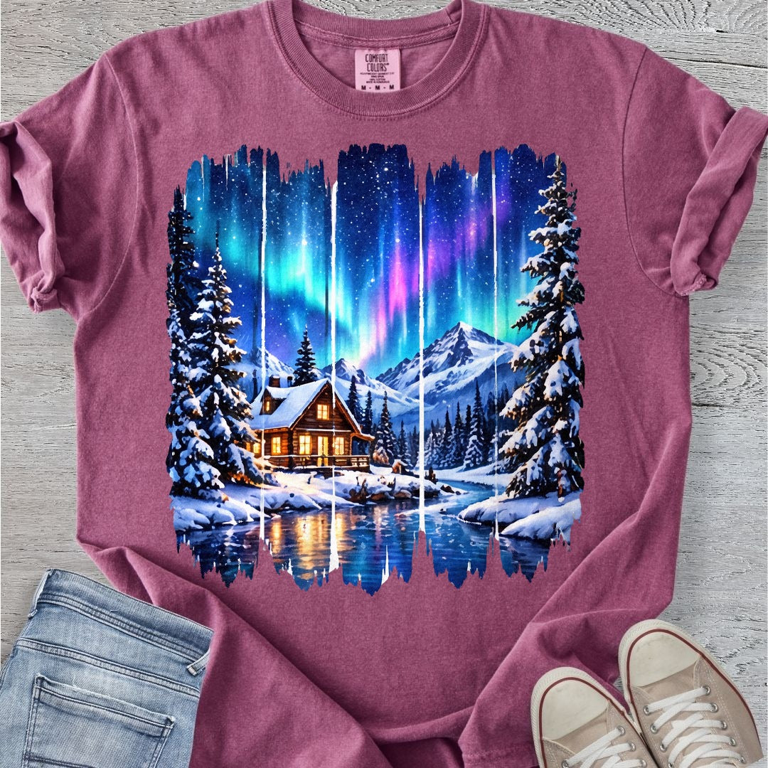 Winter Borealis Premium Tee