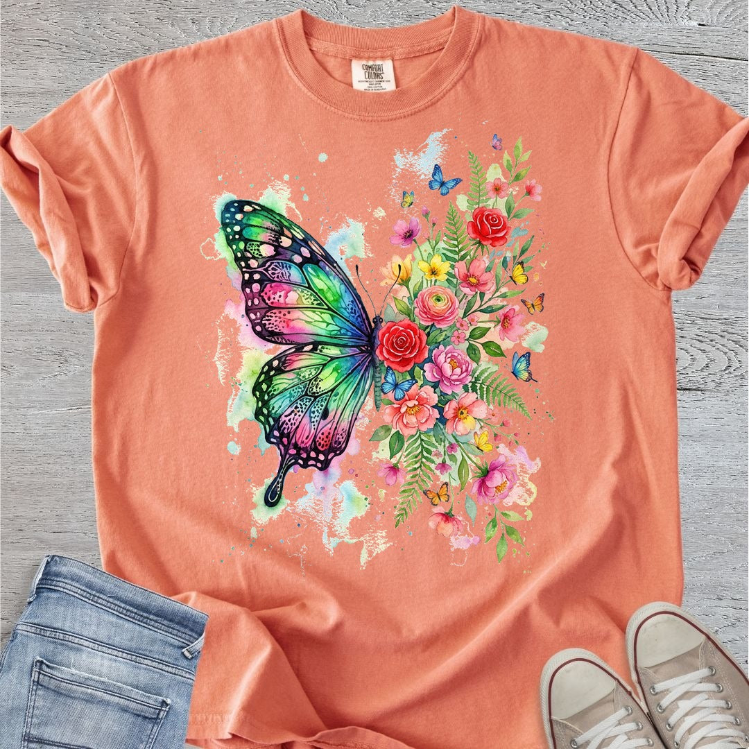 Wings & Wildflowers Premium Tee