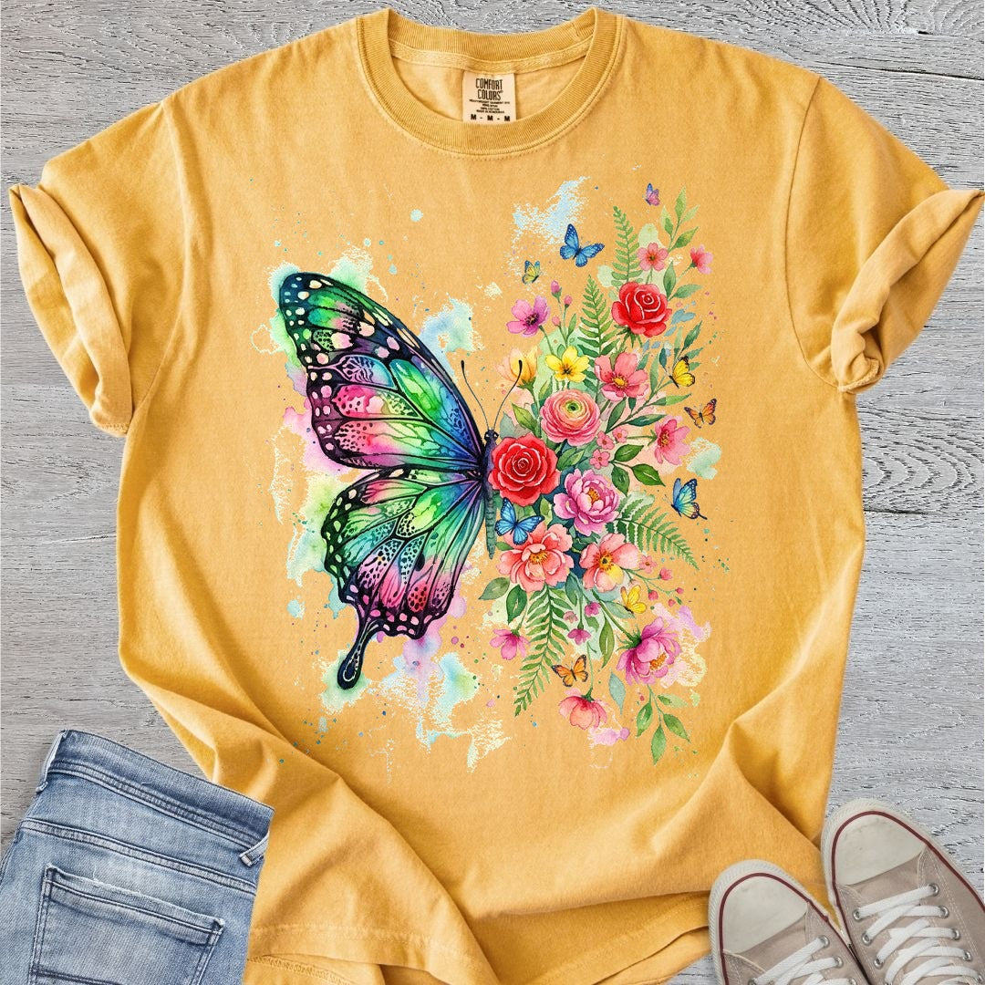 Wings & Wildflowers Premium Tee