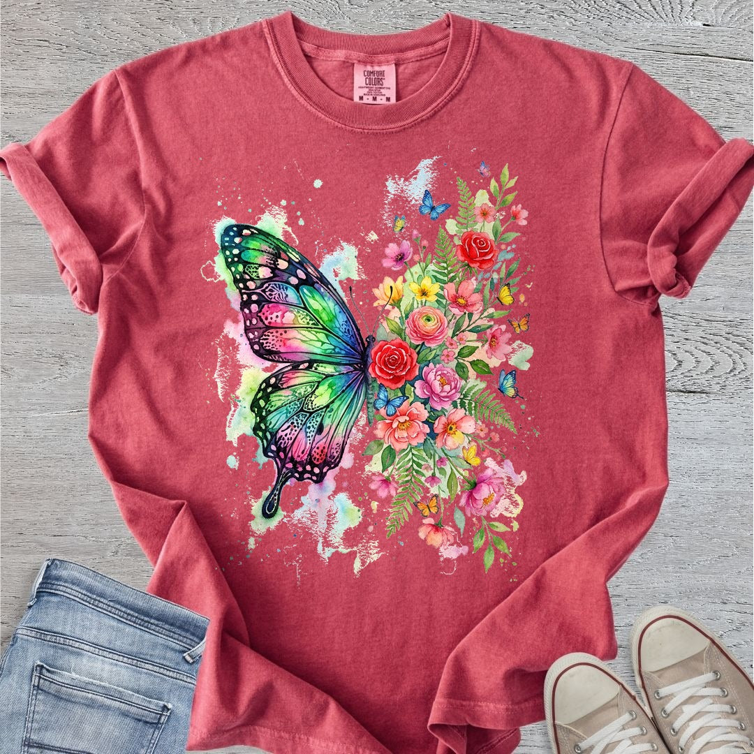 Wings & Wildflowers Premium Tee
