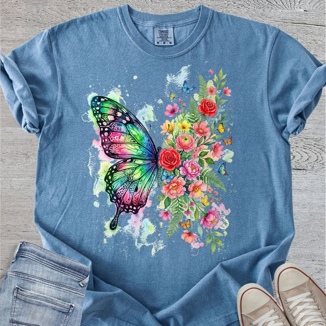 Wings & Wildflowers Premium Tee