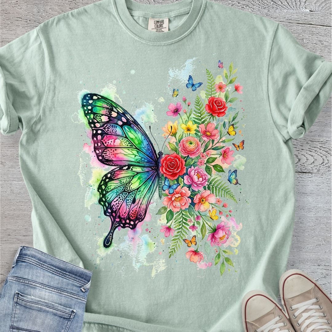 Wings & Wildflowers Premium Tee