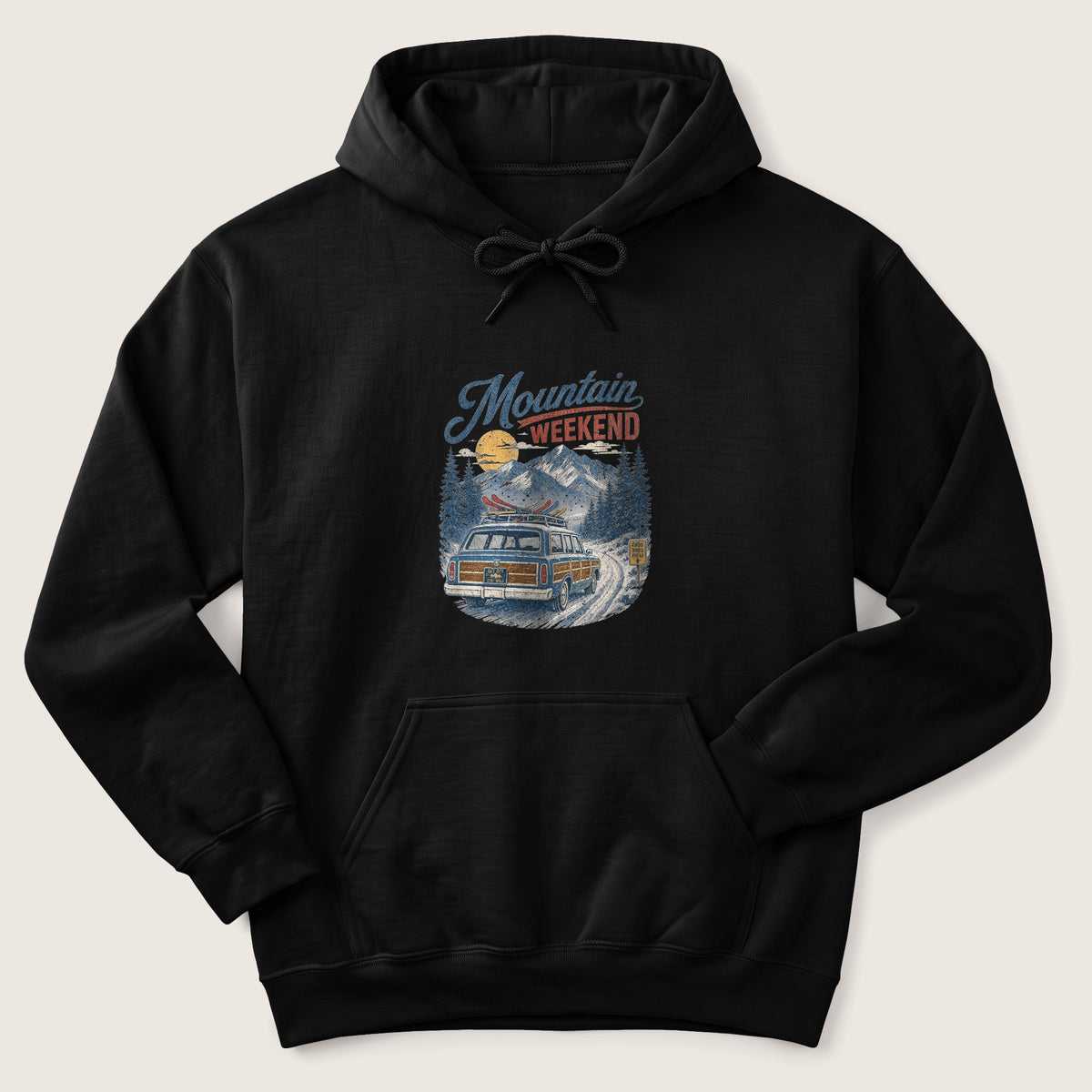Vintage Ski Weekend Hoodie