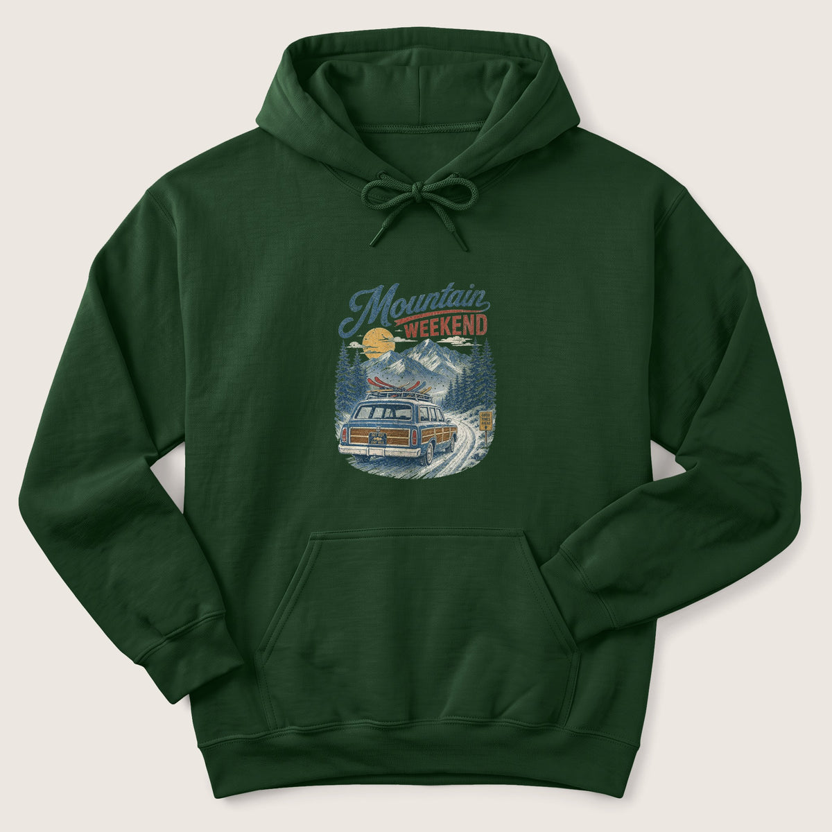 Vintage Ski Weekend Hoodie