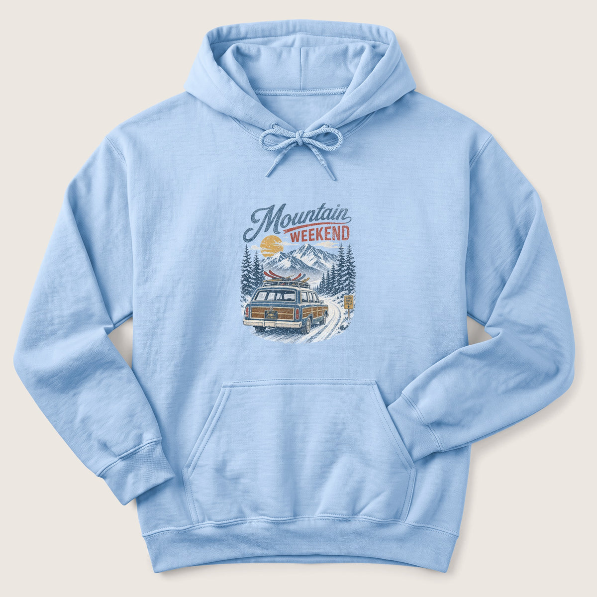 Vintage Ski Weekend Hoodie