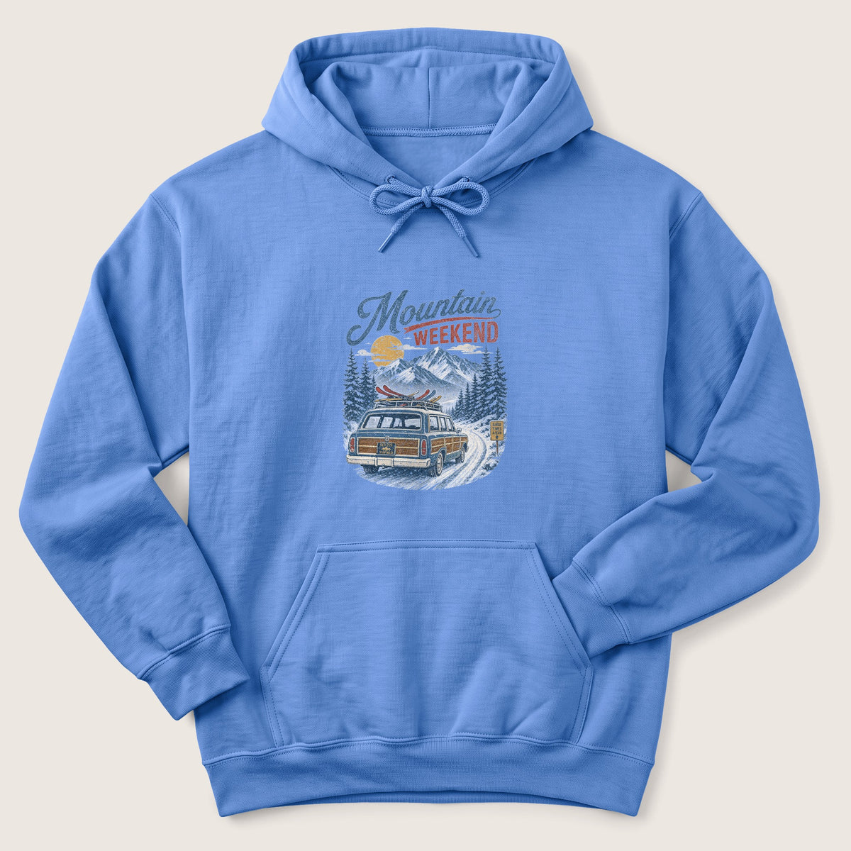 Vintage Ski Weekend Hoodie