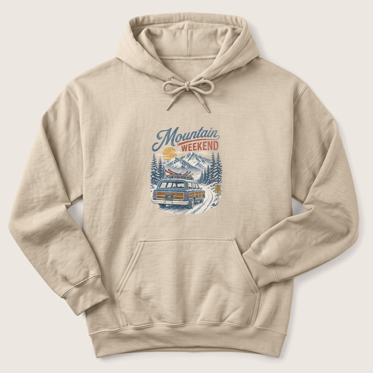 Vintage Ski Weekend Hoodie