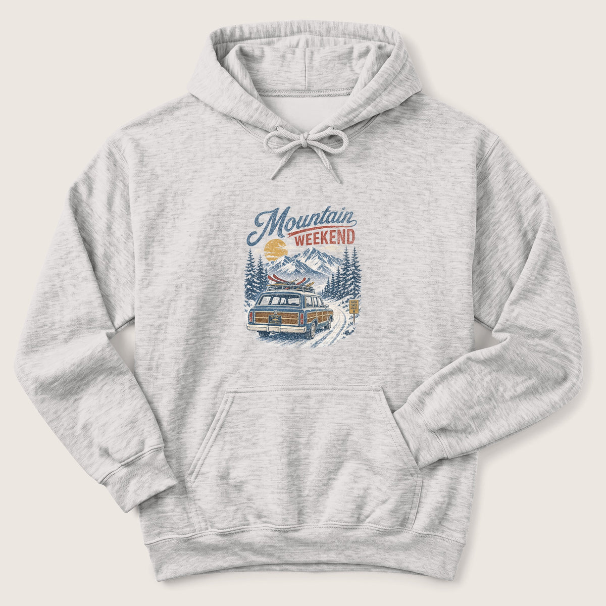 Vintage Ski Weekend Hoodie
