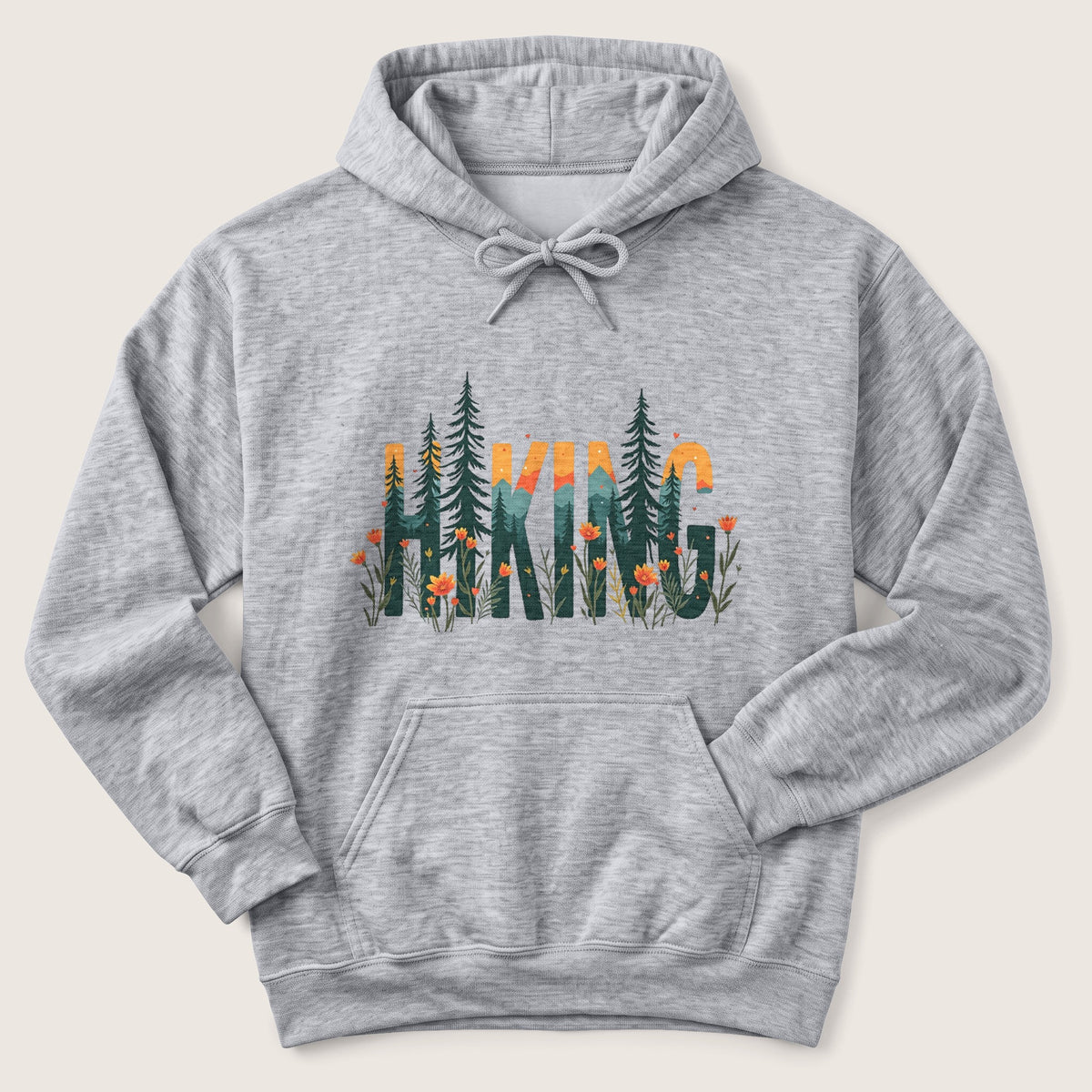 Nature Typography Hoodie