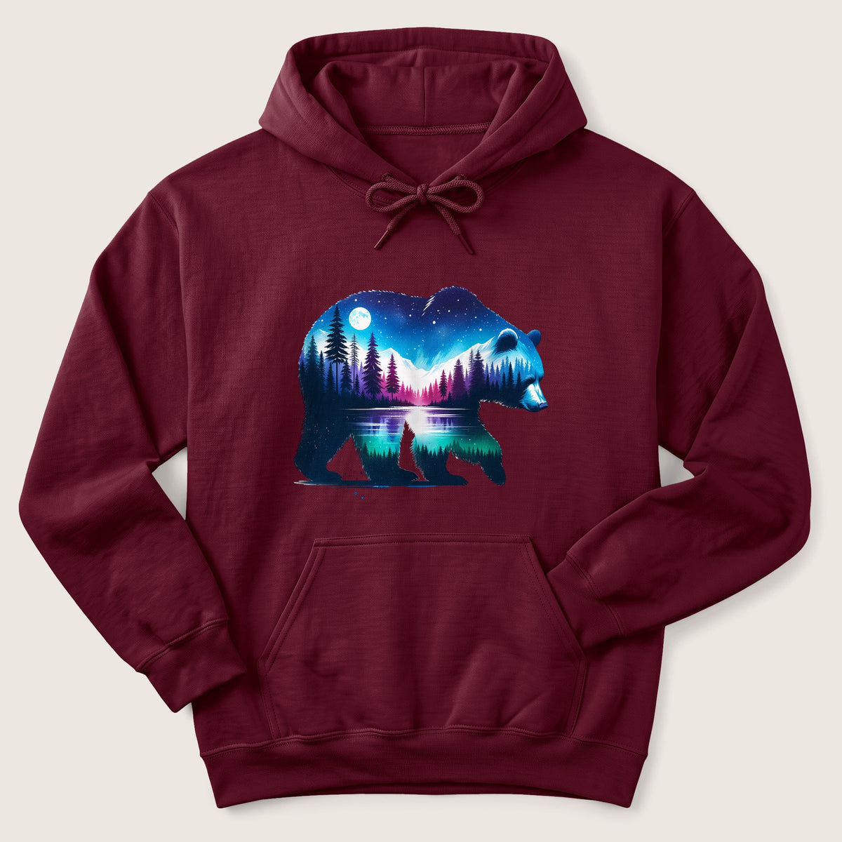 Moonlit Bear Hoodie