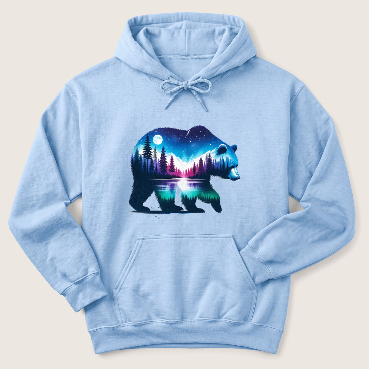 Moonlit Bear Hoodie