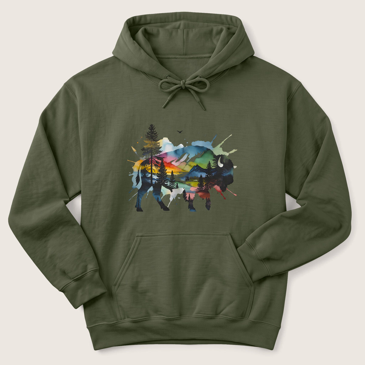 Mystical Bison Hoodie