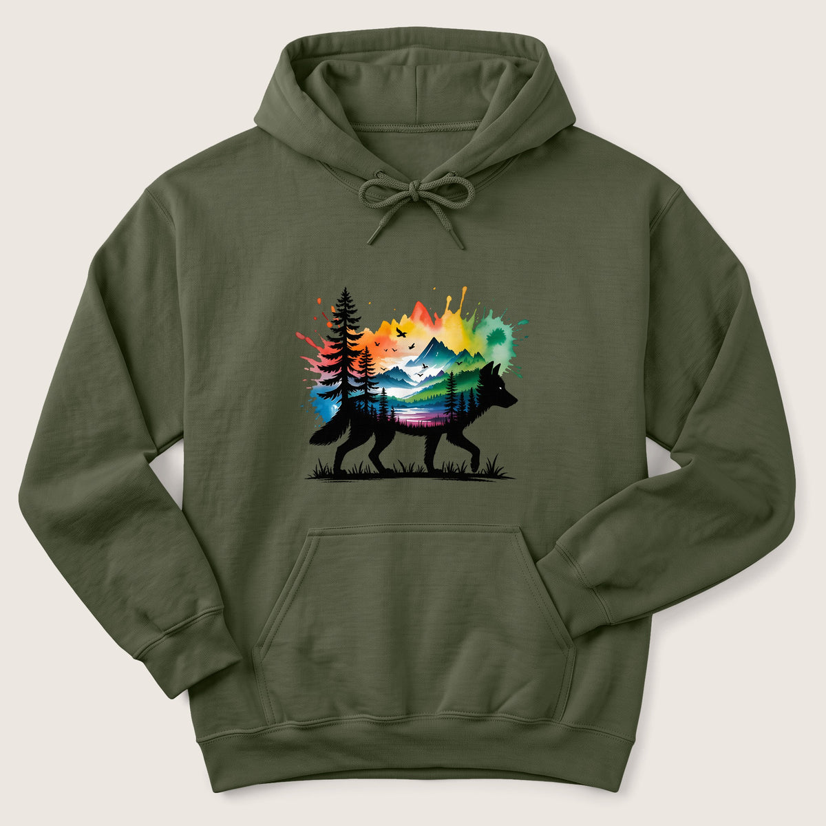 Mystical Wolf Hoodie