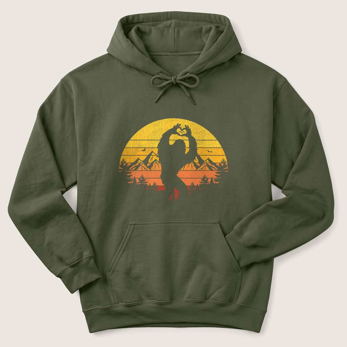 Bigfoot Sunset Hoodie