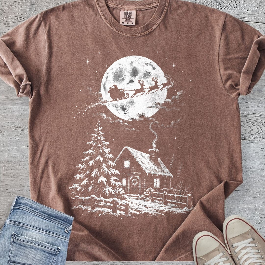 Forest Sleigh Ride Premium Tee