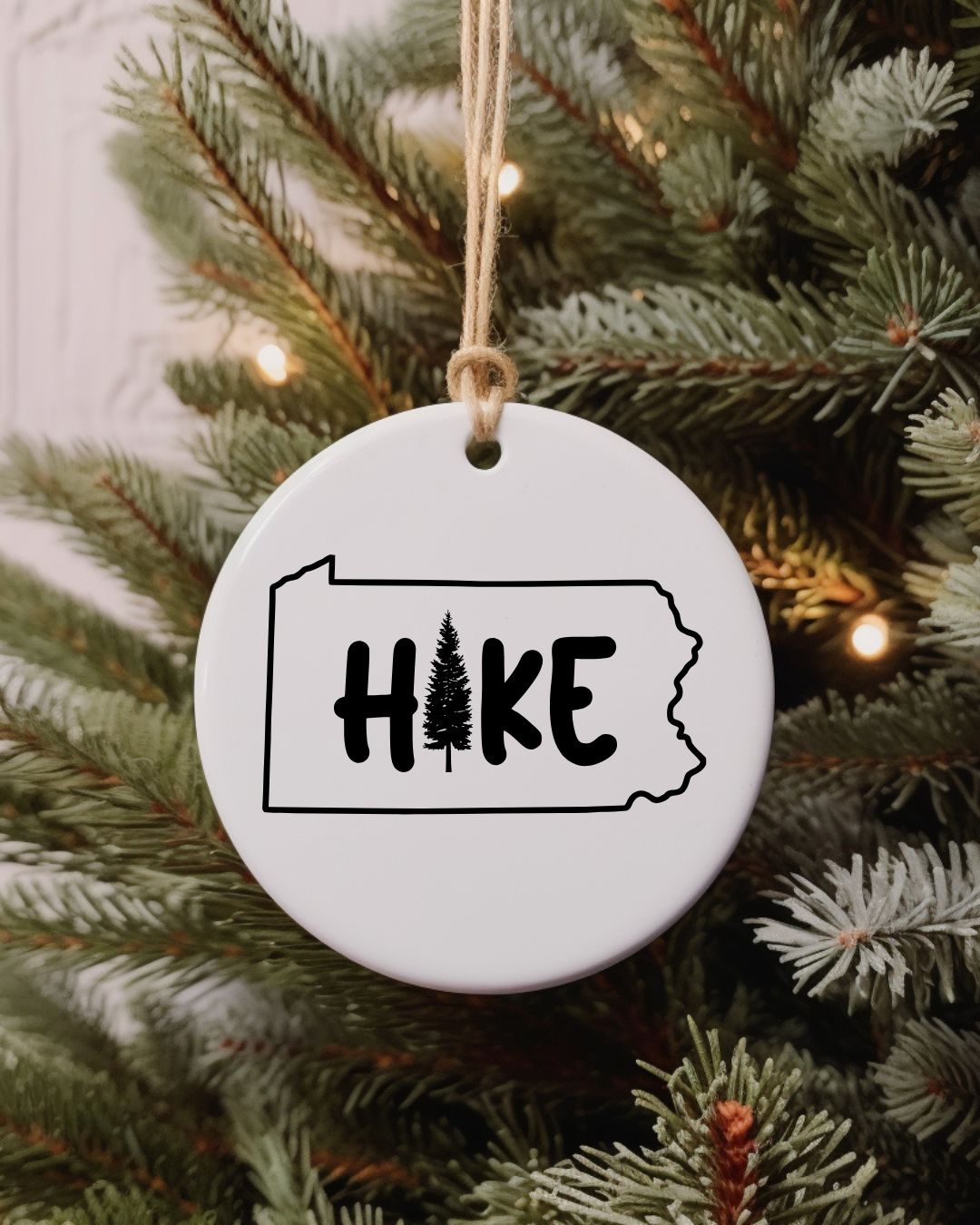 State Hiking Ornaments