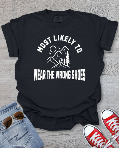Wears the Wrong Shoes Premium Tee