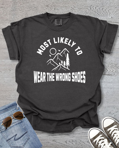 Wears the Wrong Shoes Premium Tee
