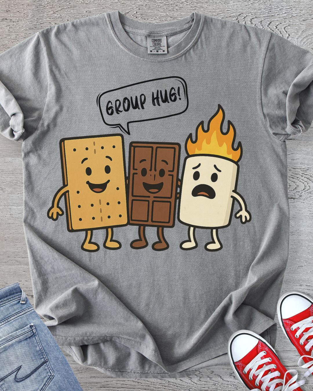 Group Hug Camping Premium Tee