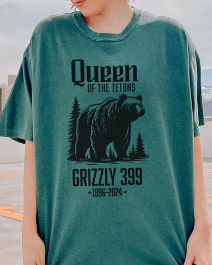 Queen of Tetons: In Memory Grizzly 399 Premium Tee