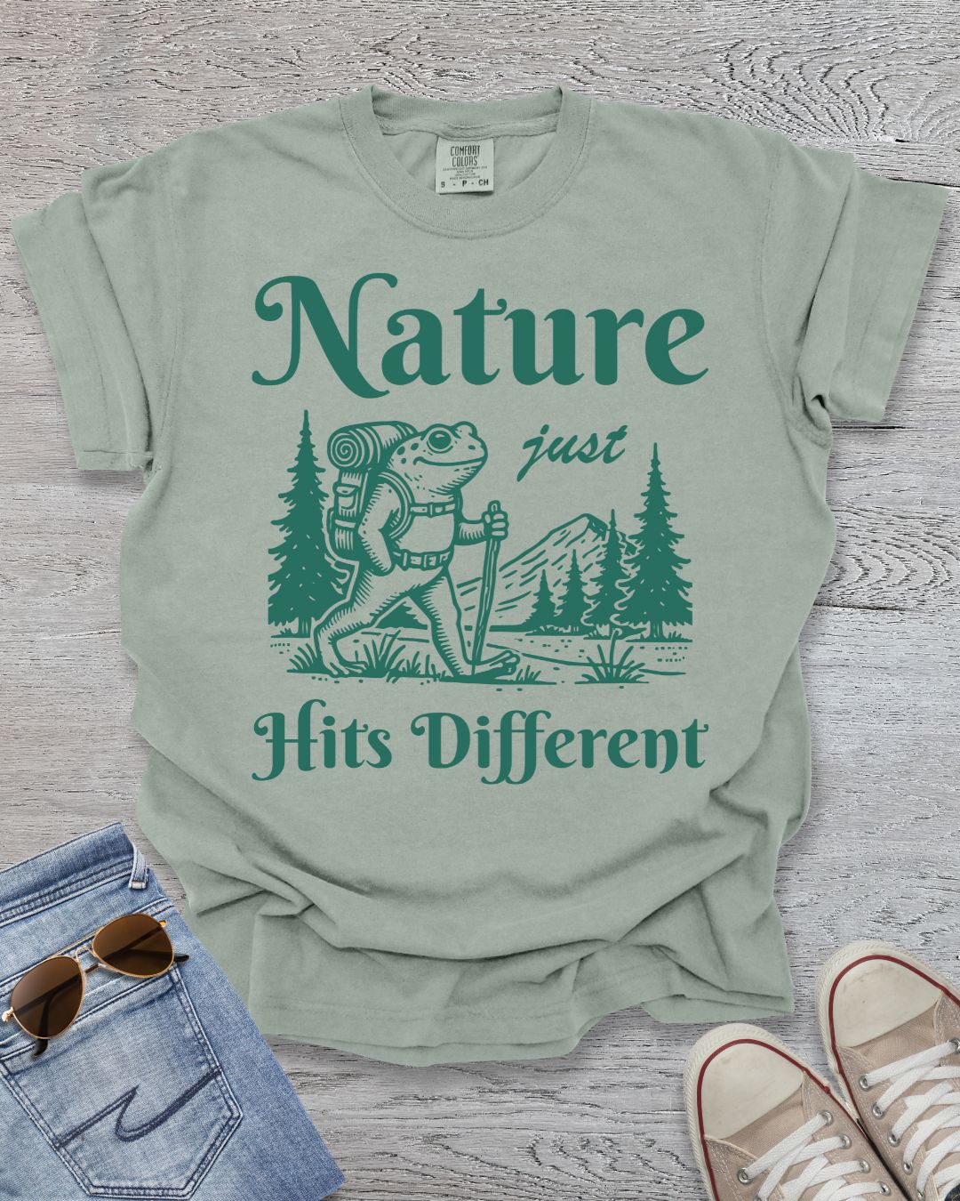 Nature Hits Different Premium Tee