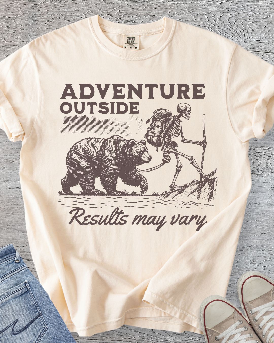 Bear & Skeleton Adventures Premium Tee