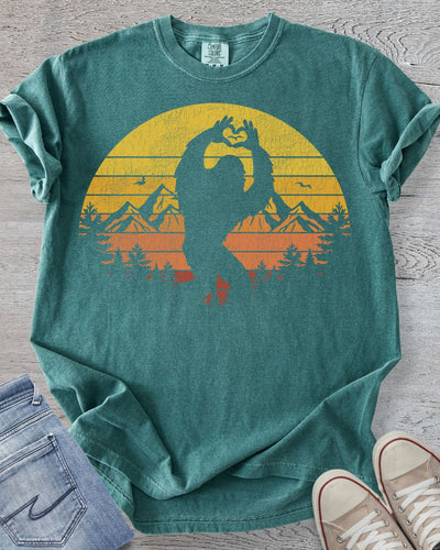 Bigfoot Sunset Premium Tee