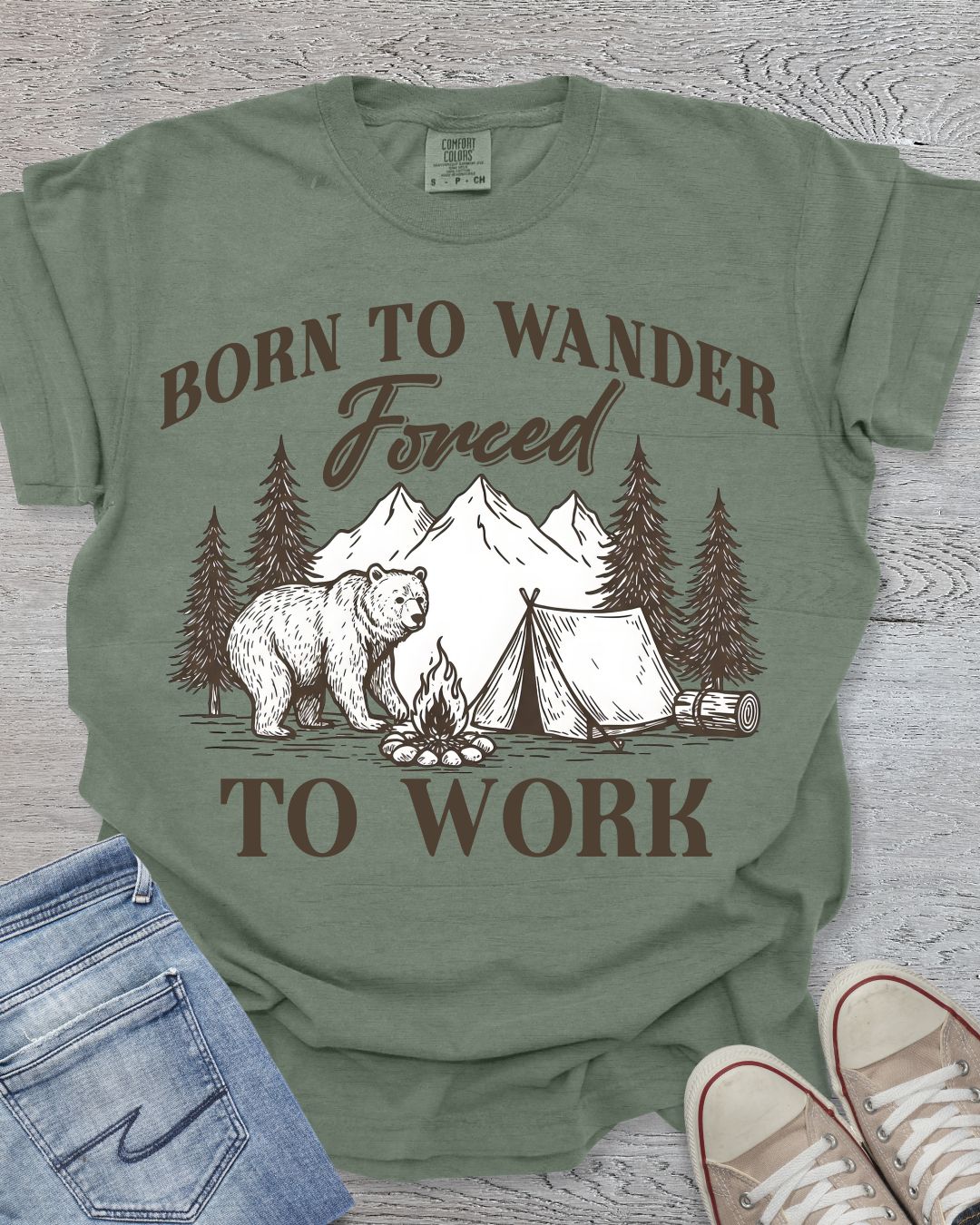 Born to Wander_Bear Premium Tee