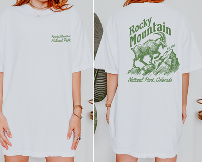Rocky Mountain National Park Front/Back Side Premium Tee