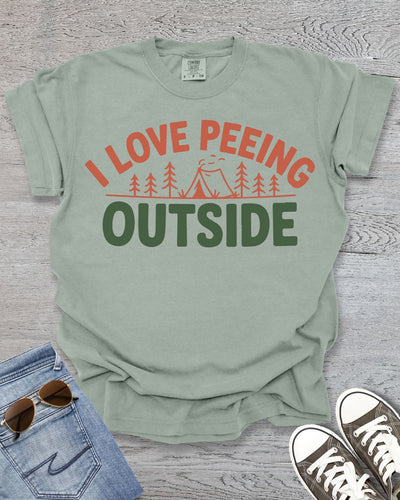 Love Peeing Outside Premium Tee