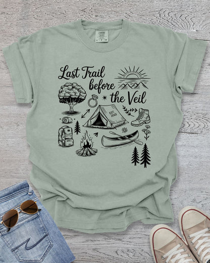 Hiking & Camping Bachelorette Premium Tee