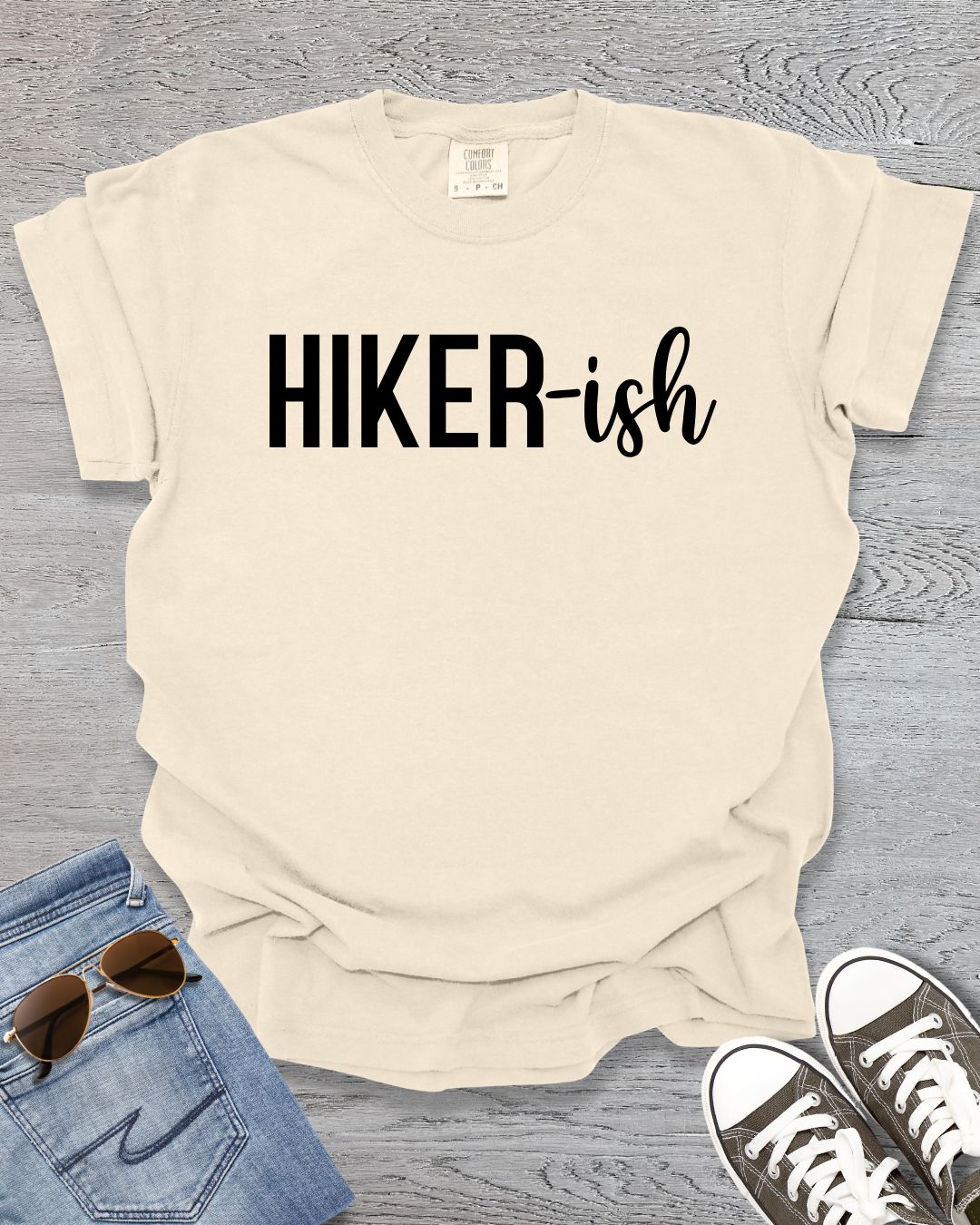HIKER-ish Minimalist Premium Tee - Black Text