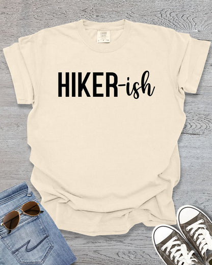 HIKER-ish Minimalist Premium Tee - Black Text