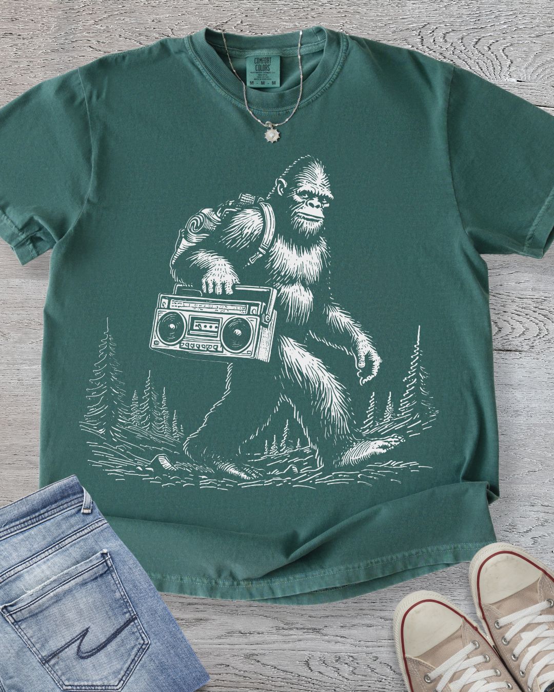 Sasquatch Hiker Premium Tee