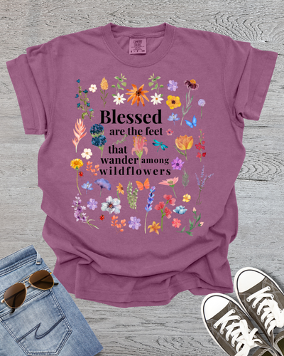 Wander Among Wildflowers Premium Tee
