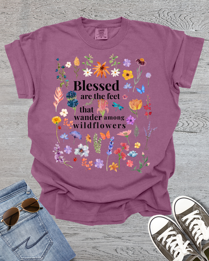 Wander Among Wildflowers Premium Tee