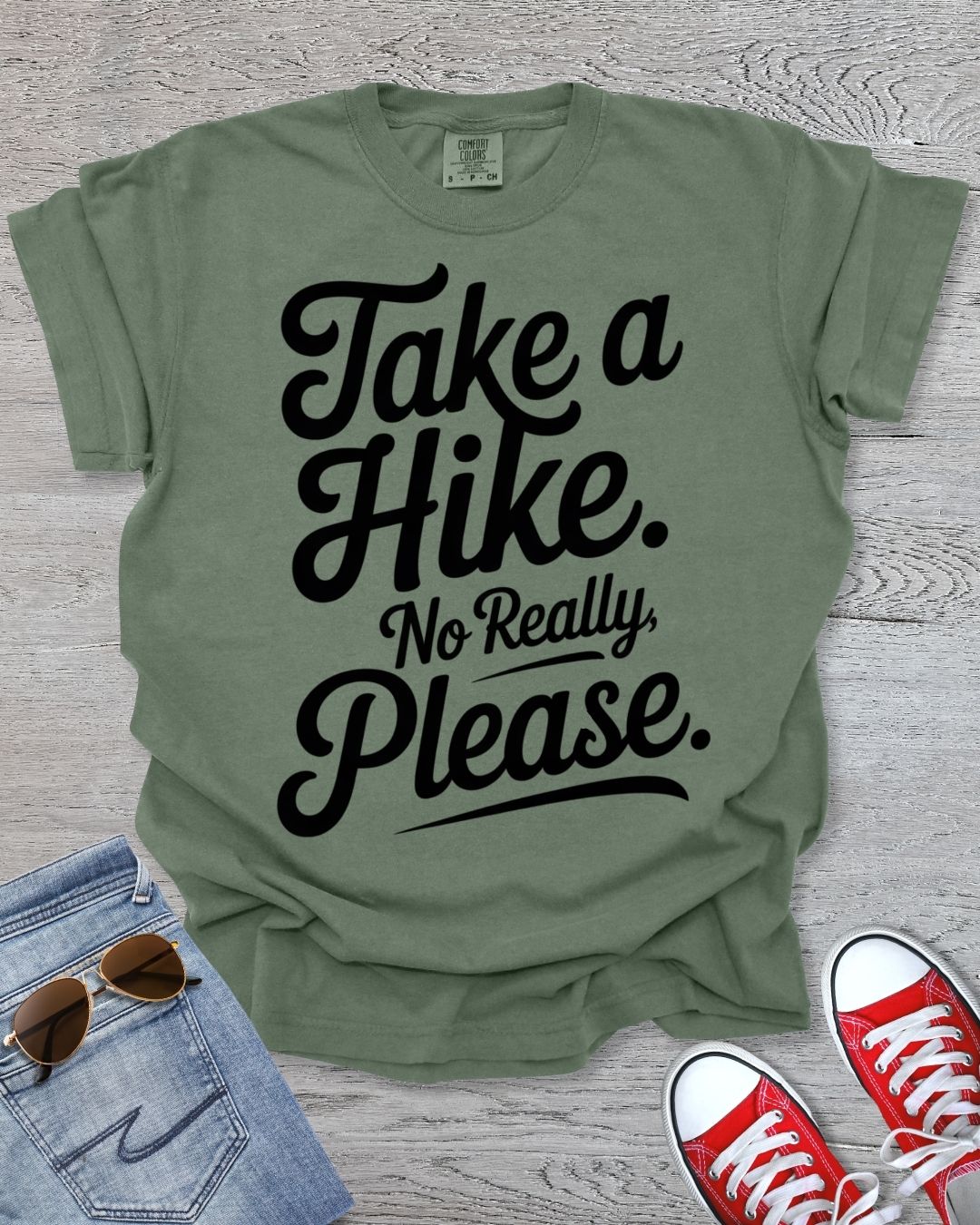 Take a Hike, Please Premium Tee