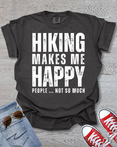 Hiking Makes Me Happy, People Not So Much Premium Tee