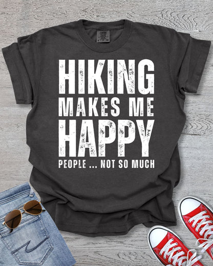 Hiking Makes Me Happy, People Not So Much Premium Tee
