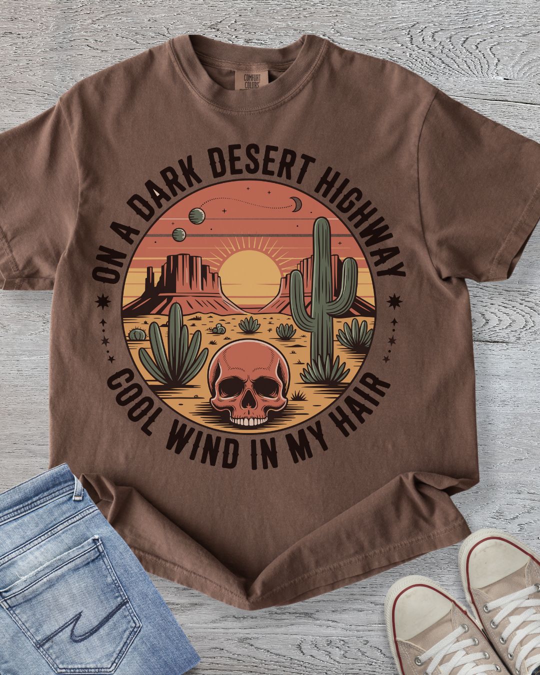 On a Dark Highway Premium Tee