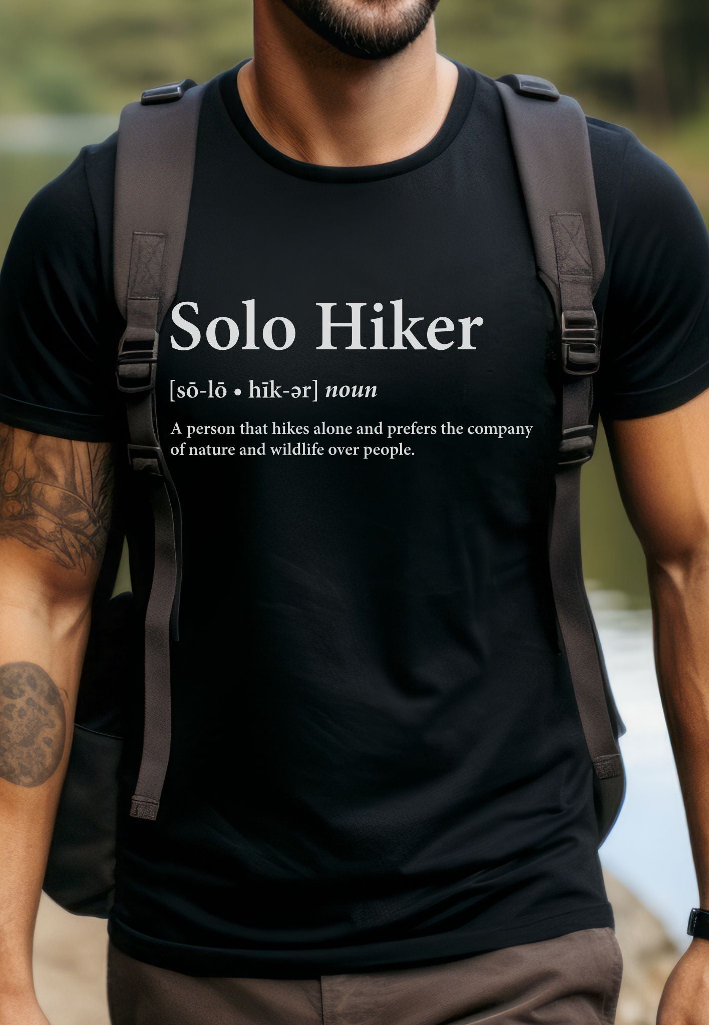 Solo Hiker Premium Tee